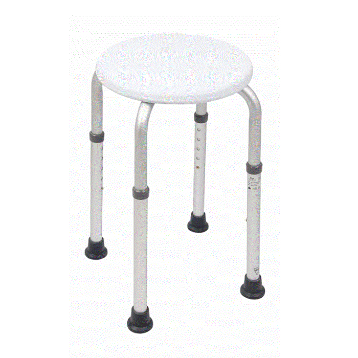 Bath and Shower Bench: Round Tall And Adjustable