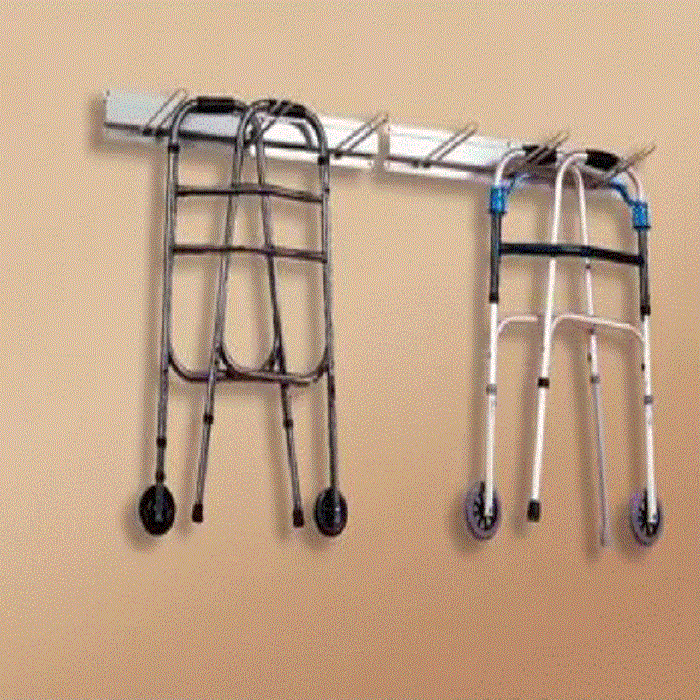 Cane, Crutches and Walker Storage Rack