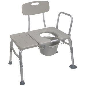 Transfer Chair: Commode Opening