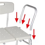 Chaise de Transfert: Chaise D'Aisance et Transfert - Plastique