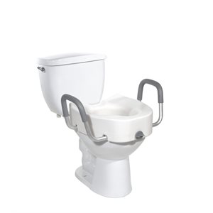Toilet Seat: Elongated Elevated 5" with Arms