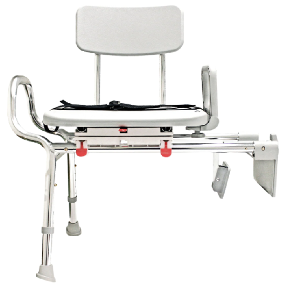 Transfer Chair: Sliding and Swivel Tub Mounted
