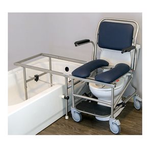 Shower and Commode Chair: Sliding Transfer