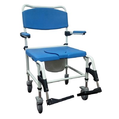 Chaise de Douche et D'Aisance: Bariatrique Appui-Bras Rabattables