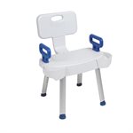 Bath and Shower Chair: Folding Back